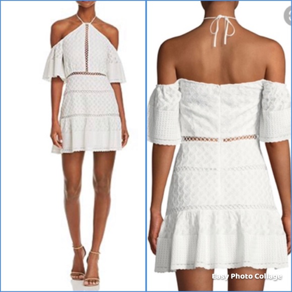 SOLD‼️Red Carter Tomey cold shoulder dress NWOT - Picture 3 of 5